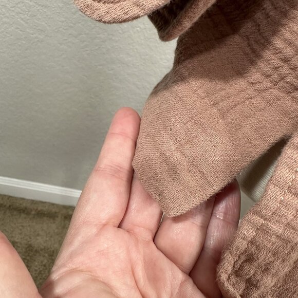 Madewell Cotton-Linen Relaxed Larsen Blazer in Faded Earth - Picture 10 of 11